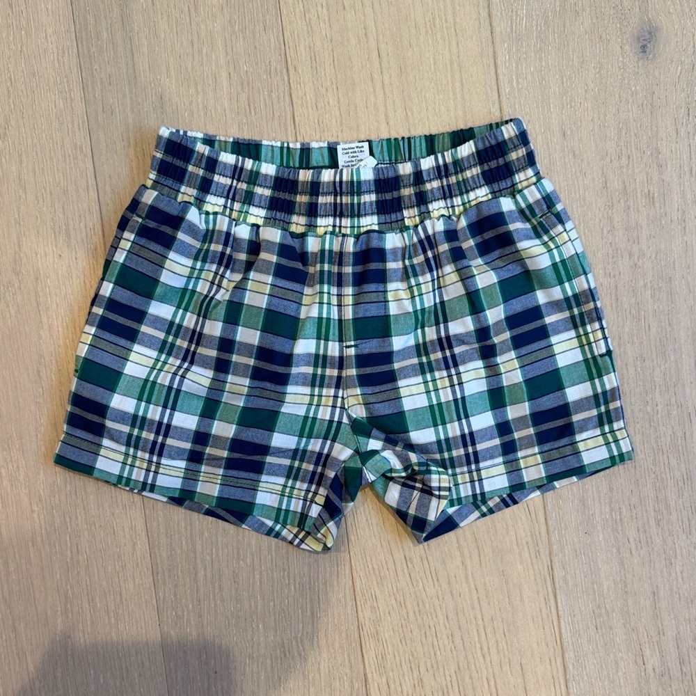 The Beaufort Bonnet Company Green and Blue Plaid Shorts